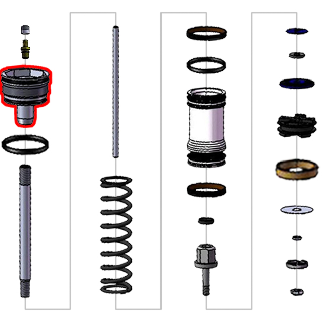 Teknik Fork Top Cap Incomplete