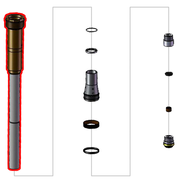 Teknik Cartridge Cylinder Bare