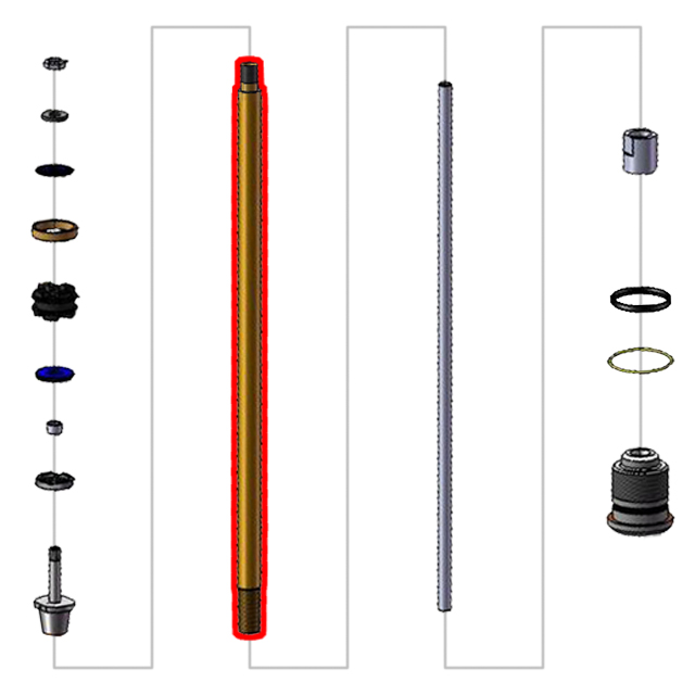 Teknik Cartridge Rod Bare