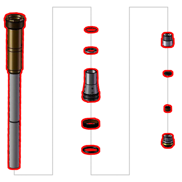 Teknik Cartridge Cylinder Complete