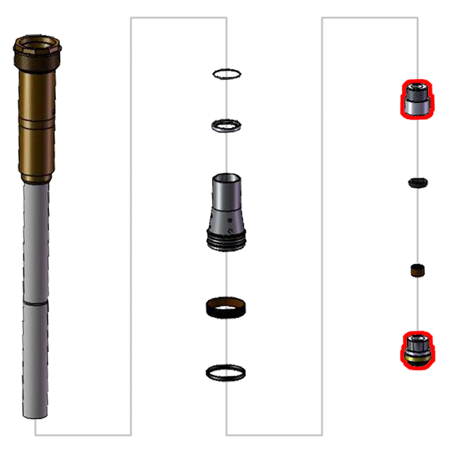 Teknik Cartridge Seal Case Parts