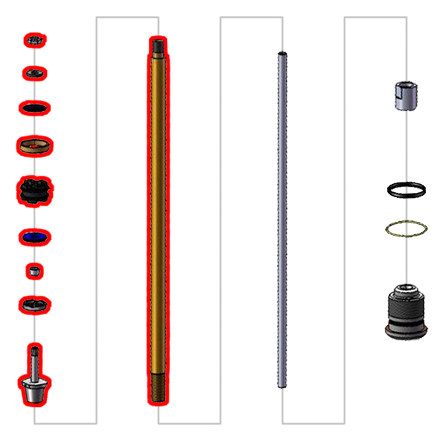 Teknik Cartridge Rod Complete