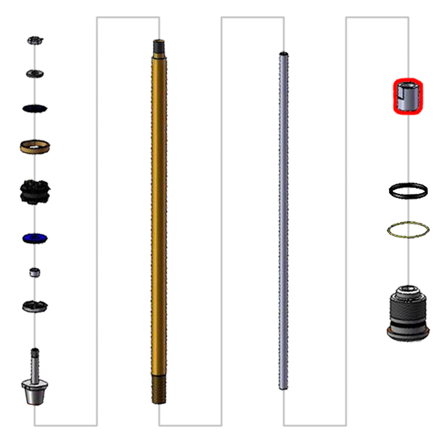 Teknik Oil Lock / Spring Guide Parts