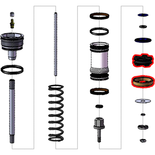 Teknik Compression Piston Parts