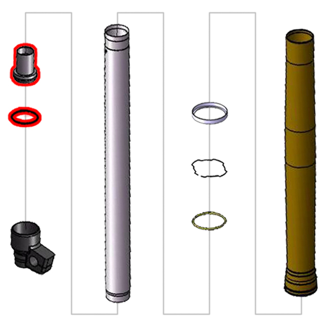 Teknik Oil Lock Case / Bottoming Cone